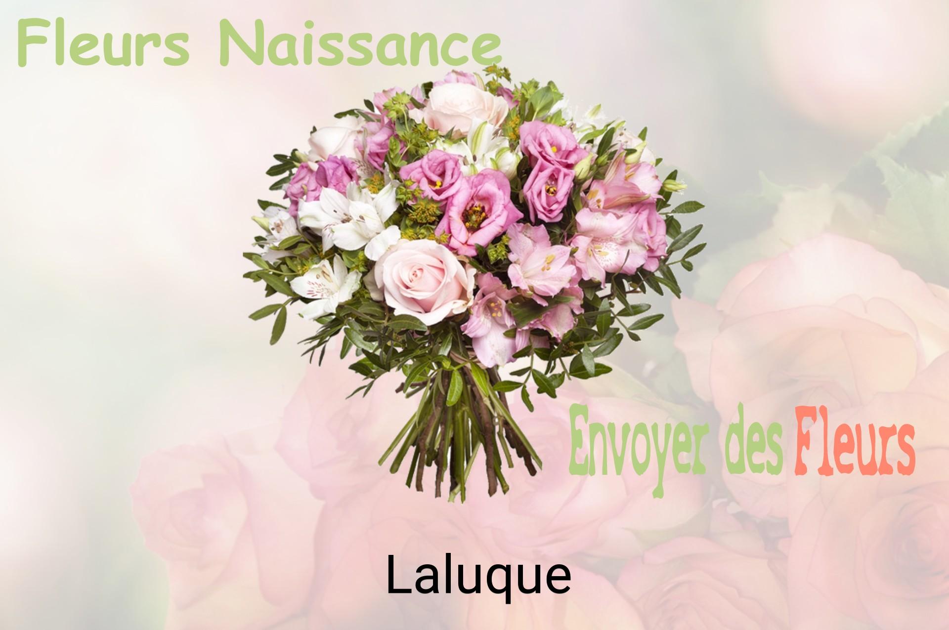Bouquet de fleurs de naissance livré à Laluque